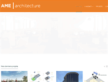 Tablet Screenshot of ame-architecture.com